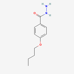 4-Butoxy-benzoicacidhydrazide structure, CAS 64328-61-6