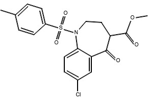 ETHYL8-CHLORO-2-OXO-2,3,4,5-TETRAHYDRO-1H-BENZO[B]AZEPINE-4-CARBOXYLATE structure, CAS 1243440-52-9