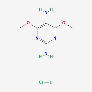 2,5-Diamino-4,6-dimethoxypyrimidineHCl structure, CAS 1188265-72-6