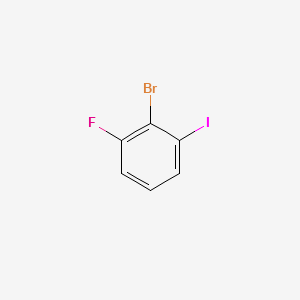 2-bromo-1-fluoro-3-iodobenzene structure, CAS 851368-08-6