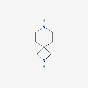 2,7-diazaspiro[3.5]nonane structure, CAS 136098-14-1