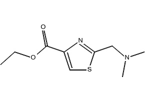 Ethyl-2-(Dimethylaminomethyl)-4-thiazolecarboxylate structure, CAS 82586-66-1