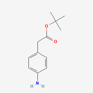 tert-Butyl4-aminophenylacetate structure, CAS 174579-31-8