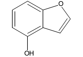 benzofuran-4-ol structure, CAS 480-97-7