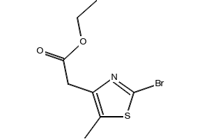 METHYL2-(5-BROMO-2-METHYLTHIAZOL-4-YL)ACETATE structure, CAS 1243449-99-1