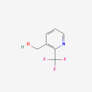 (2-(trifluoromethyl)pyridin-3-yl)methanol structure, CAS 131747-57-4