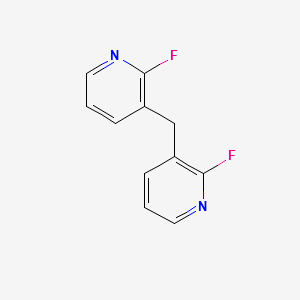 BIS(2-FLUOROPYRIDIN-3-YL)METHANE structure, CAS 1245648-06-9