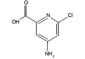 4-amino-6-chloropicolinicacid structure, CAS 546141-56-4