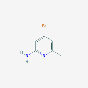 4-bromo-6-methylpyridin-2-amine structure, CAS 524718-27-2