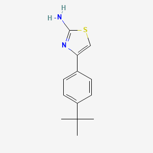 4-(4-tert-Butylphenyl)thiazol-2-ylamine structure, CAS 81529-61-5