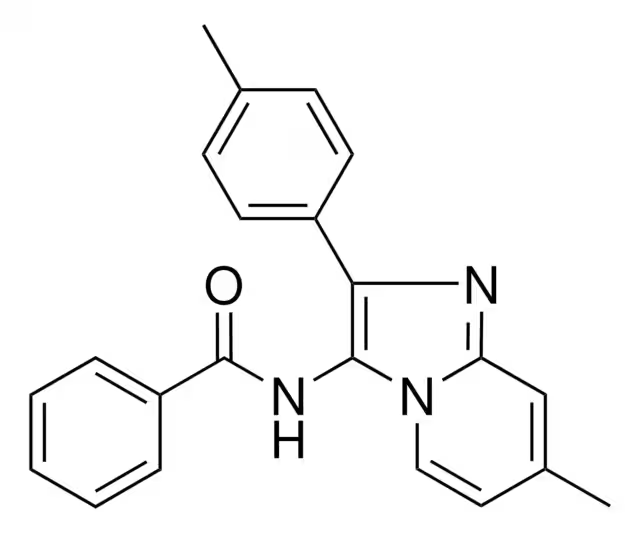 7-Methyl-2-(4-nitrophenyl)imidazo[1,2-a]pyridine-3-carbaldehyde structure, CAS 31521-98-9