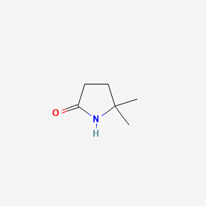 5,5-Dimethyl-2-pyrrolidinone structure, CAS 5165-28-6