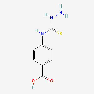4-(4-Carboxyphenyl)-3-thiosemicarbazide structure, CAS 206559-48-0