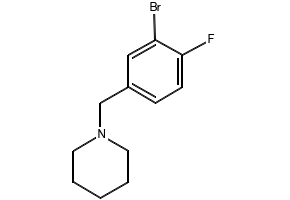 1-(3-Fluorobenzyl)-4-piperidinecarbohydrazide structure, CAS 453557-70-5