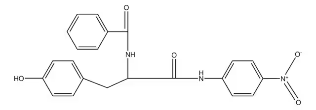 N-Benzoyl-L-tyrosine structure, CAS 2566-23-6