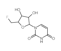 5'-Deoxyfluorouridine structure, CAS 38817-29-7