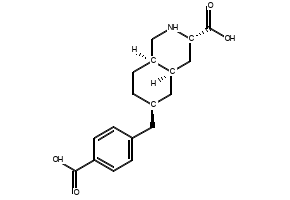 (3S,4aR,8aR)-Decahydroisoquinoline-3-carboxylicacid structure, CAS 136465-84-4