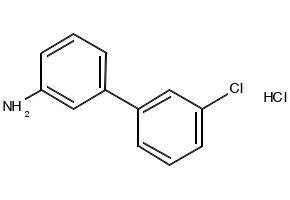 3'-Chlorobiphenyl-3-ylaminehydrochloride structure, CAS 854234-49-4