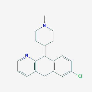7-Chloro-10-(1-methylpiperidin-4-ylidene)-5,10-dihydrobenzo[g]quinoline structure, CAS 1083181-57-0