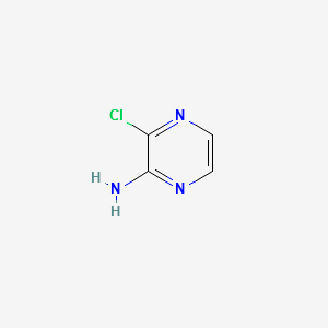 3-chloropyrazin-2-amine structure, CAS 6663-73-6