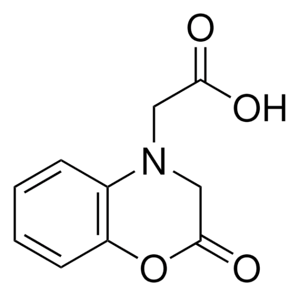 (2-Oxo-2,3-dihydrobenzo[1,4]oxazin-4-yl)aceticacid structure, CAS 6243-07-8