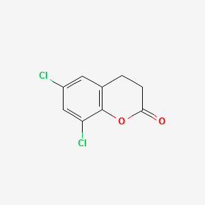 6,8-Dichlorochromanone structure, CAS 916792-25-1