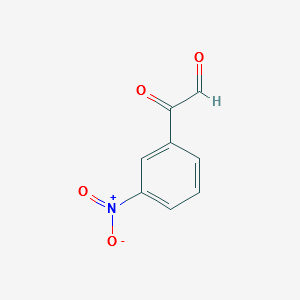 (3-Nitrophenyl)-oxo-acetaldehyde structure, CAS 6890-77-3