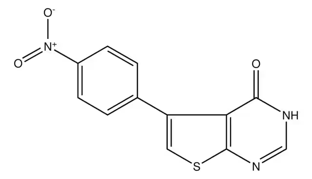 7-(4-Nitrophenyl)-3H-thieno[3,2-d]pyrimidin-4-one structure, CAS 360761-08-6