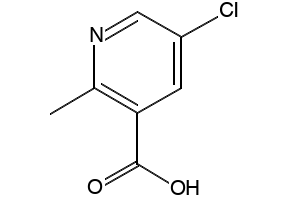 5-chloro-2-methylpyridine-3-carboxylicacid structure, CAS 1092286-30-0
