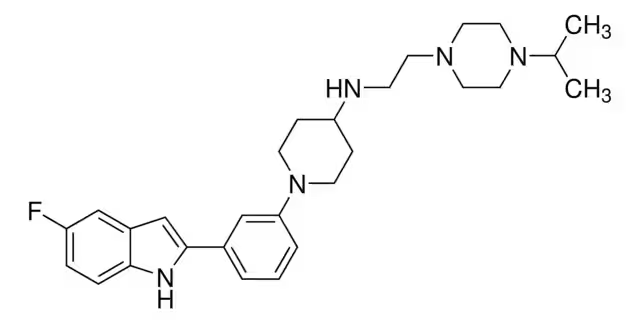 {[4-(Bromomethyl)phenyl]sulfonyl}(2-indol-3-yl-ethyl)amine structure, CAS 811841-56-2