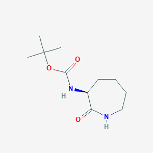 L-(-)-3-N-Boc-Amino-2-azepanone structure, CAS 76944-95-1