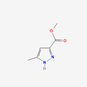 methyl5-methyl-1H-pyrazole-3-carboxylate structure, CAS 25016-17-5