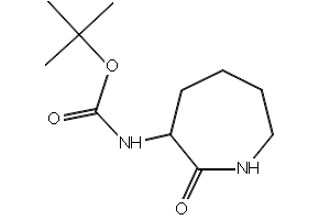 3-N-Boc-amino-2-azepanone structure, CAS 179686-45-4