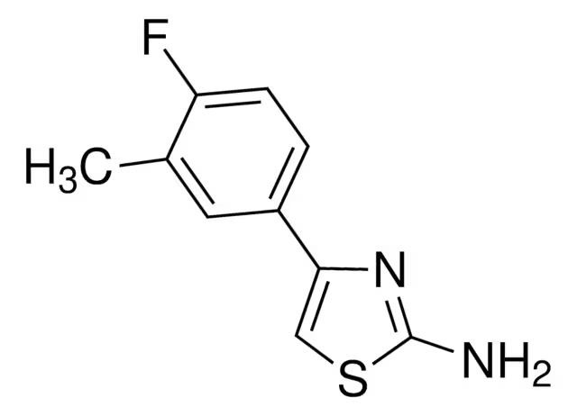 4-(3-Fluoro-4-methoxyphenyl)thiazol-2-ylamine structure, CAS 716-75-6