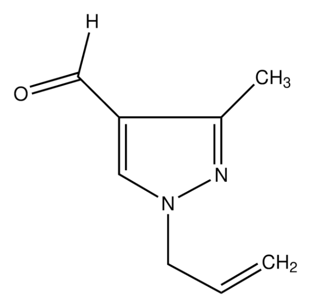 1-ethyl-3-methyl-1H-pyrazole-4-carbaldehyde structure, CAS 676348-38-2