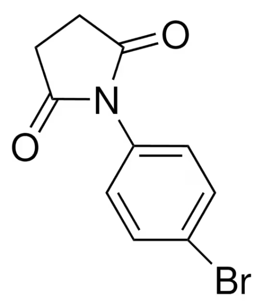 N-(4-Bromophenyl)succinimide structure, CAS 41167-74-2