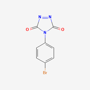 4-(4-Bromo-phenyl)-[1,2,4]triazole-3,5-dione structure, CAS 107553-79-7