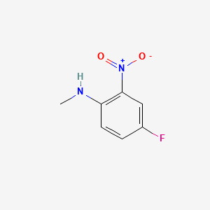 4-Fluoro-2-nitro-N-methylaniline structure, CAS 704-05-2