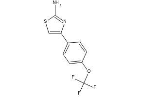 4-(4-Trifluoromethoxyphenyl)thiazol-2-ylamine structure, CAS 436151-95-0