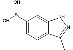 3-methyl-1H-indazol-6-yl-6-boronicacid structure, CAS 1245816-26-5