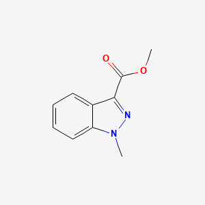 methyl1-methyl-1H-indazole-3-carboxylate structure, CAS 109216-60-6
