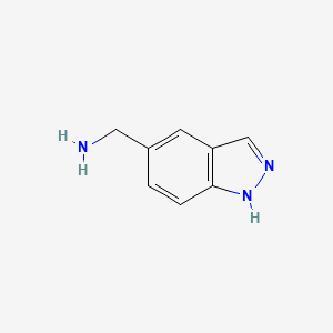 (1H-indazol-5-yl)methanamine structure, CAS 267413-25-2