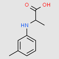 2-m-Tolylaminopropionicacid structure, CAS 103678-24-6