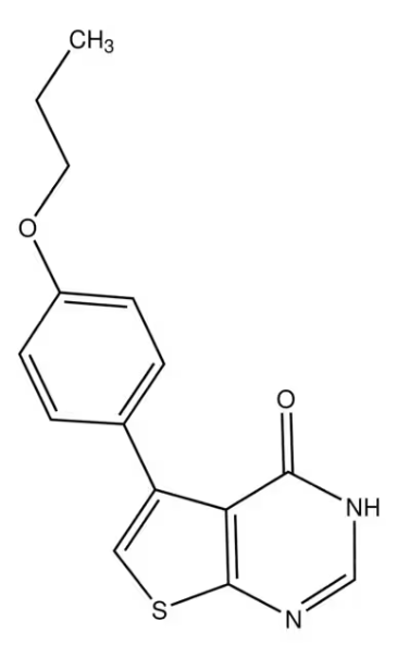 5-tert-Butyl-3H-thieno[2,3-d]pyrimidin-4-one structure, CAS 827614-40-4