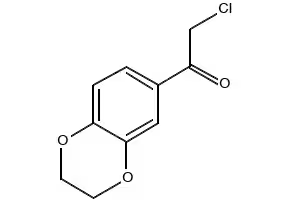 6-Chloroacetyl-1,4-benzodioxane structure, CAS 93439-37-3