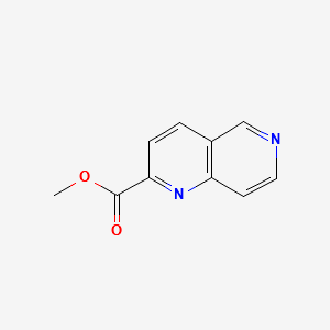 Methyl1,6-naphthyridine-2-carboxylate structure, CAS 338760-63-7