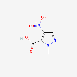 2-Methyl-4-nitro-2H-pyrazole-3-carboxylicacid structure, CAS 92534-69-5