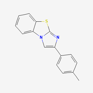2-p-Tolylbenzo[d]imidazo[2,1-b]thiazole structure, CAS 38956-27-3