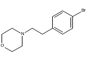 4-(4-bromophenethyl)morpholine structure, CAS 736991-39-2