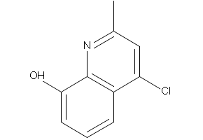 4-Chloro-8-hydroxy-2-methylquinoline structure, CAS 28507-46-2